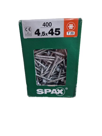 Spax Senkkopf 4,5x45 Torx 400 Stück