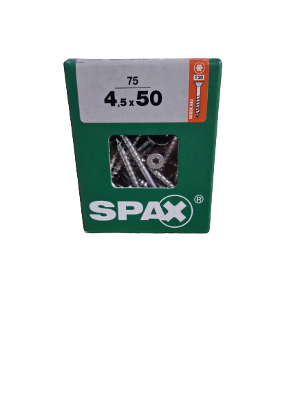 Spax Senkkopf 4,5x50 Torx 75 Stück