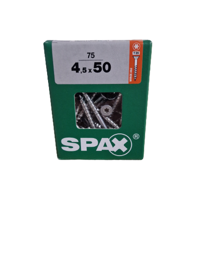 Spax Senkkopf 4,5x50 Torx 75 Stück