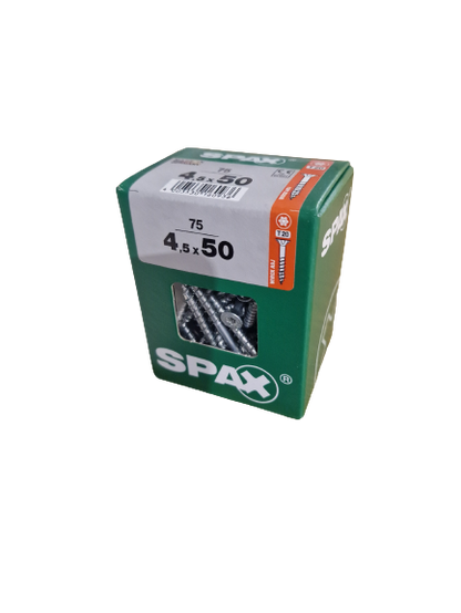 Spax Senkkopf 4,5x50 Torx 75 Stück