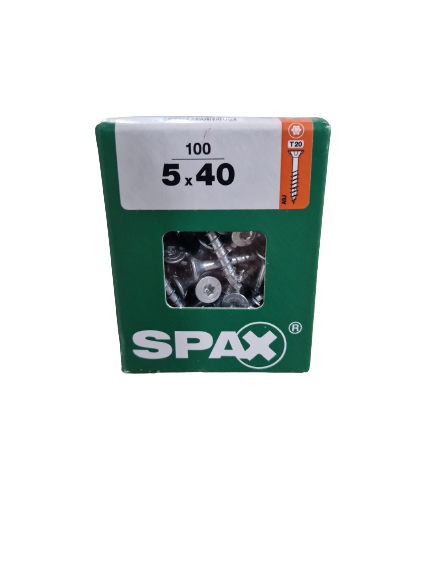 Spax Senkkopf 5x40 Torx 100 Stück