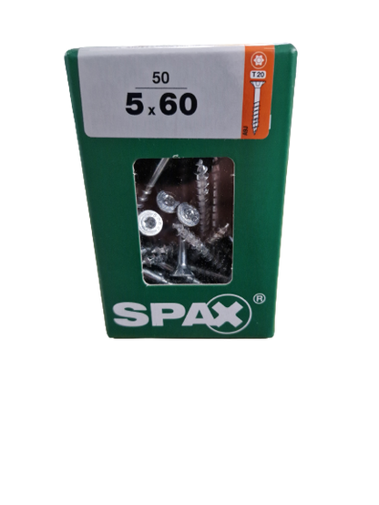 Spax Senkkopf 5x60 Torx 50 Stück