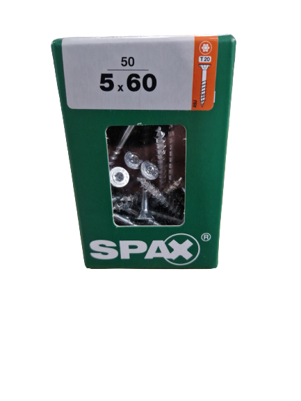 Spax Senkkopf 5x60 Torx 50 Stück