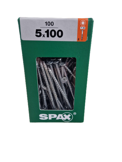 Spax Senkkopf 5x100 Torx 30 Stück