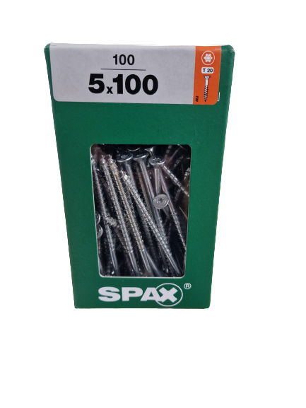 Spax Senkkopf 5x100 Torx 30 Stück