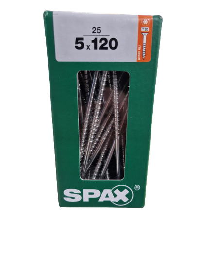 Spax Senkkopf 5x120 Torx 25 Stück