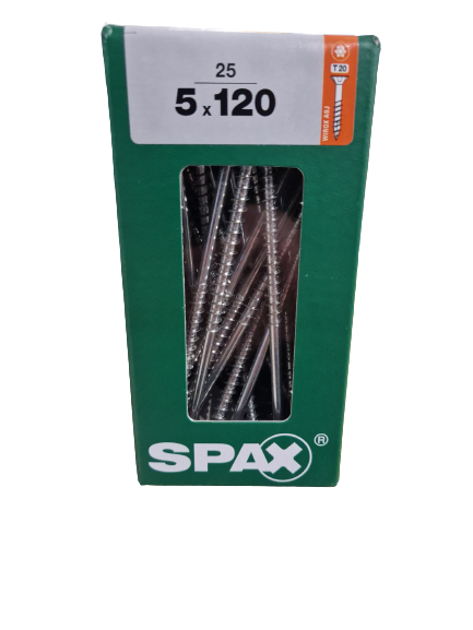 Spax Senkkopf 5x120 Torx 25 Stück