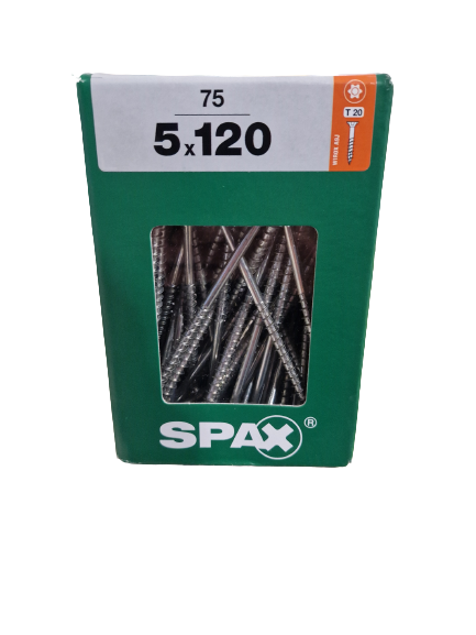 Spax Senkkopf 5x120 Torx 75 Stück