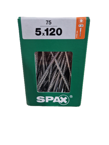 Spax Senkkopf 5x120 Torx 75 Stück