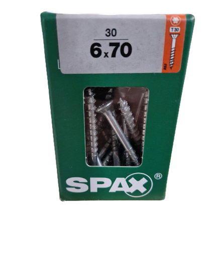 Spax Senkkopf 6x70 Torx 30 Stück