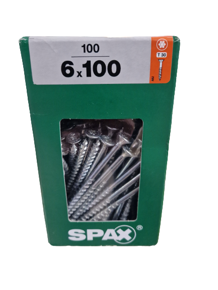 Spax Senkkopf 6x100 Torx 100 Stück