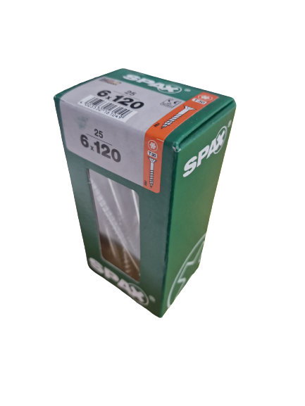 Spax Senkkopf 6x120 Torx 25 Stück