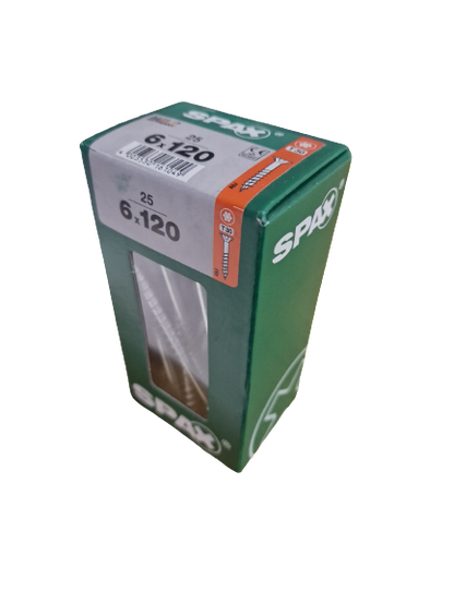 Spax Senkkopf 6x120 Torx 25 Stück