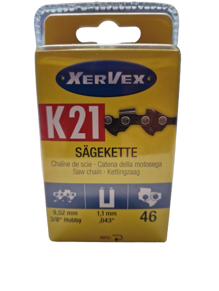 Ersatz-Sägekette K21 | 3/8'' | 1,1mm | 46TG