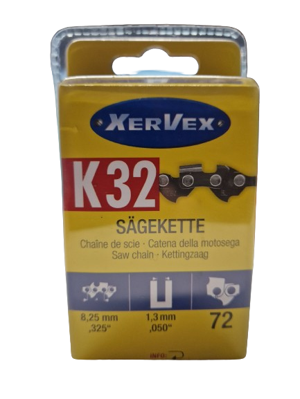 Ersatz-Sägekette K32 | 0,325'' | 1,3mm | 72TG