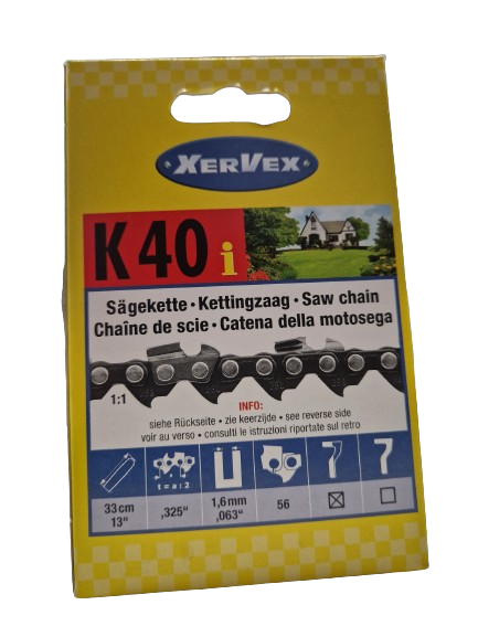 Ersatz-Sägekette K40 | 0,325'' | 1,6mm | 56TG