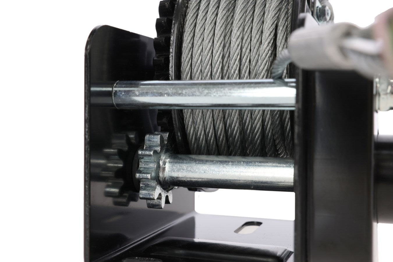 Kerbl Hand-Seilwinde mit 10m Seil ø 5mm | max. Zuglast 360 kg