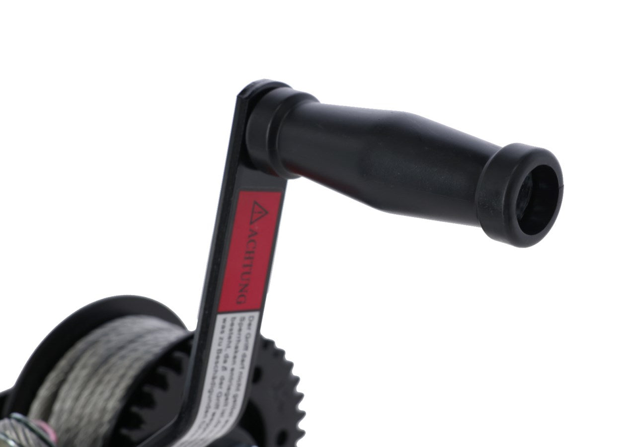Kerbl Hand-Seilwinde mit 10m Seil ø 5mm | max. Zuglast 360 kg