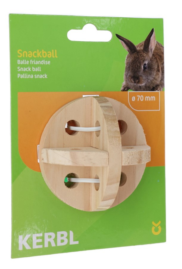 Kerbl Spiel- und Snackball für Nager | Ø 7 cm