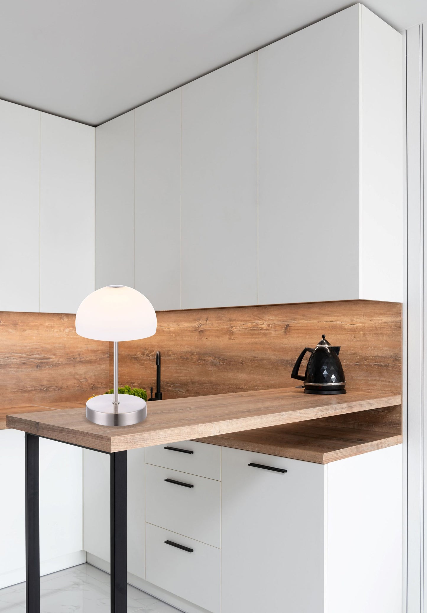 Snowflake Tischleuchte silber