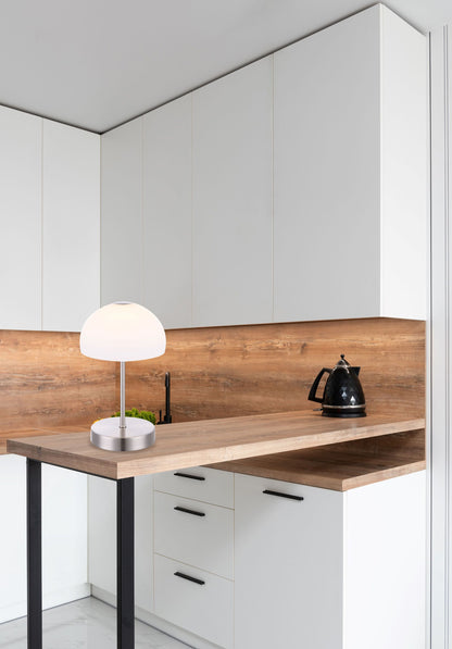 Snowflake Tischleuchte silber