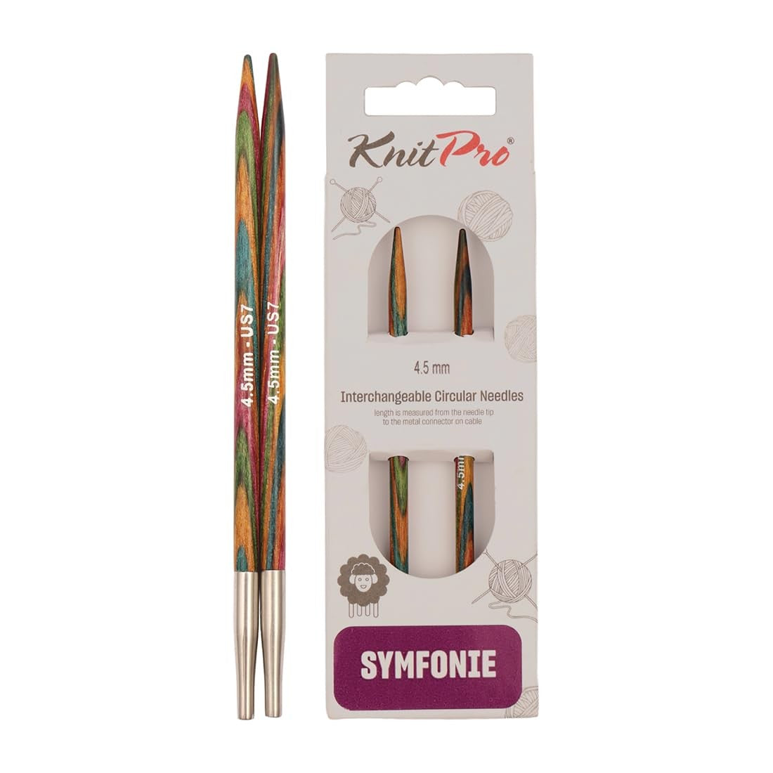 Knit Pro Nadelspitz kurz Symfonie