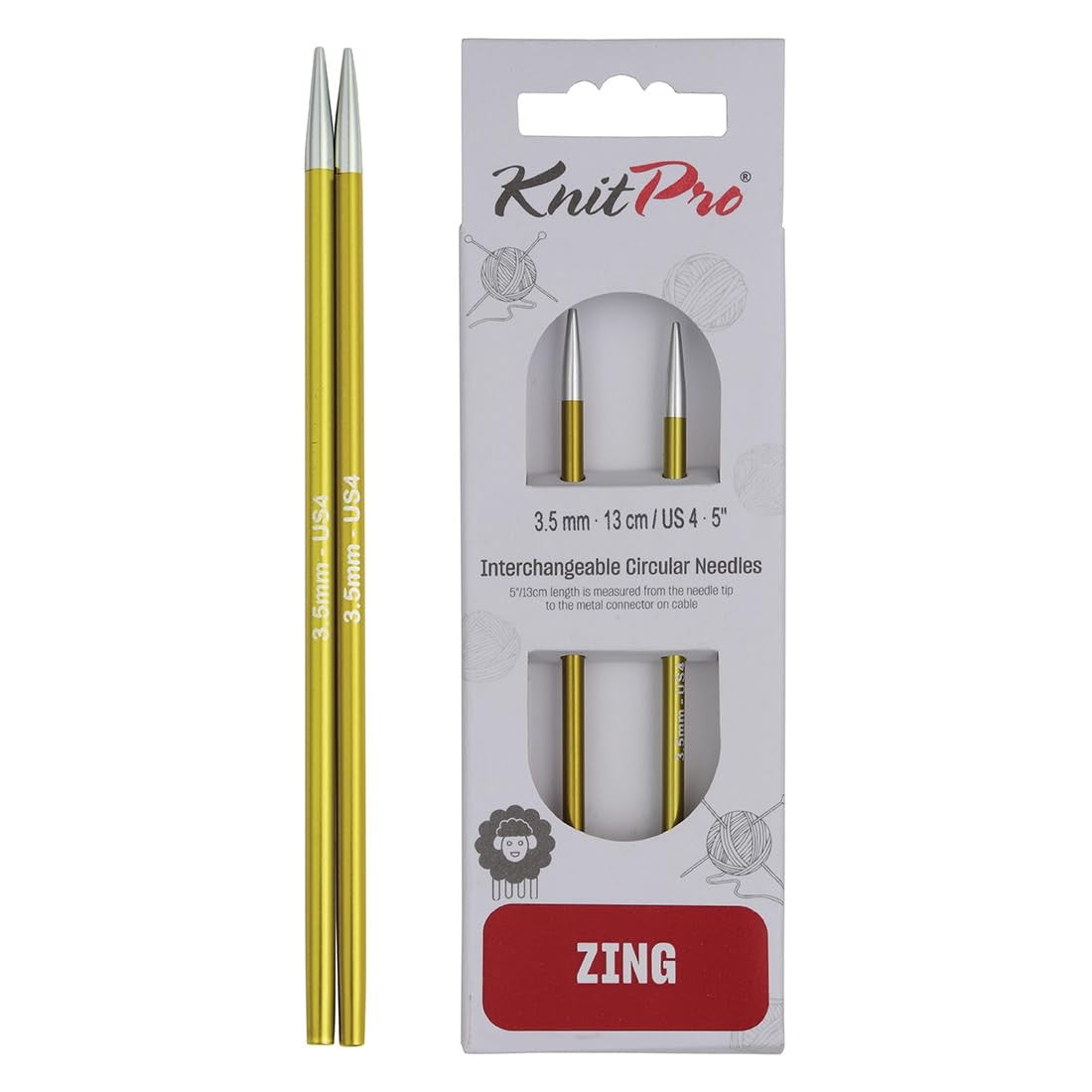 Knit Pro Zing Nadelspitzen normal