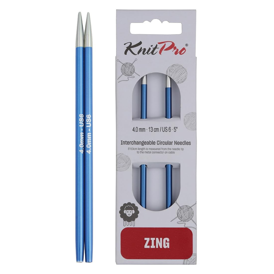 Knit Pro Zing Nadelspitzen normal