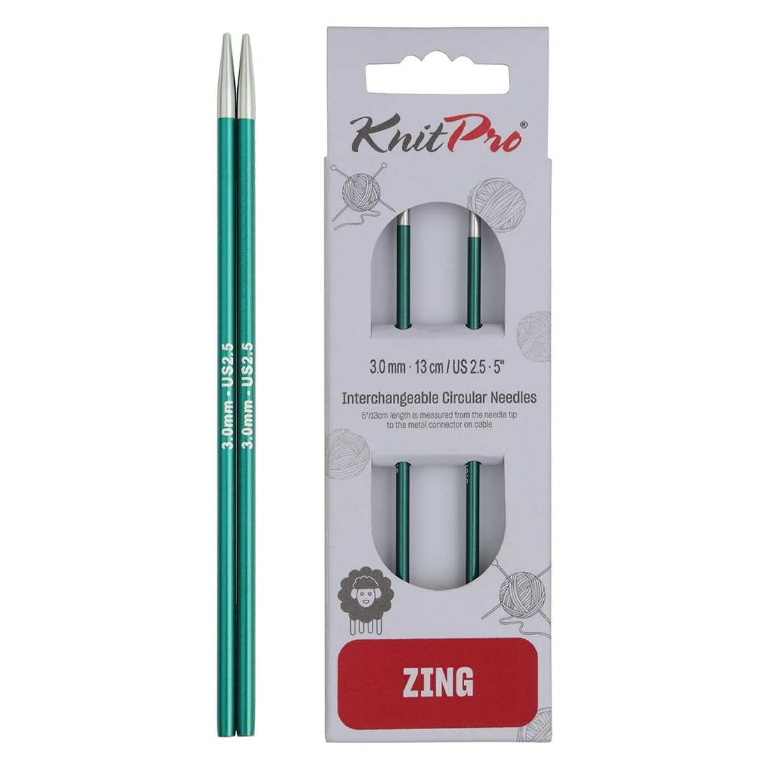 Knit Pro Zing Nadelspitzen normal