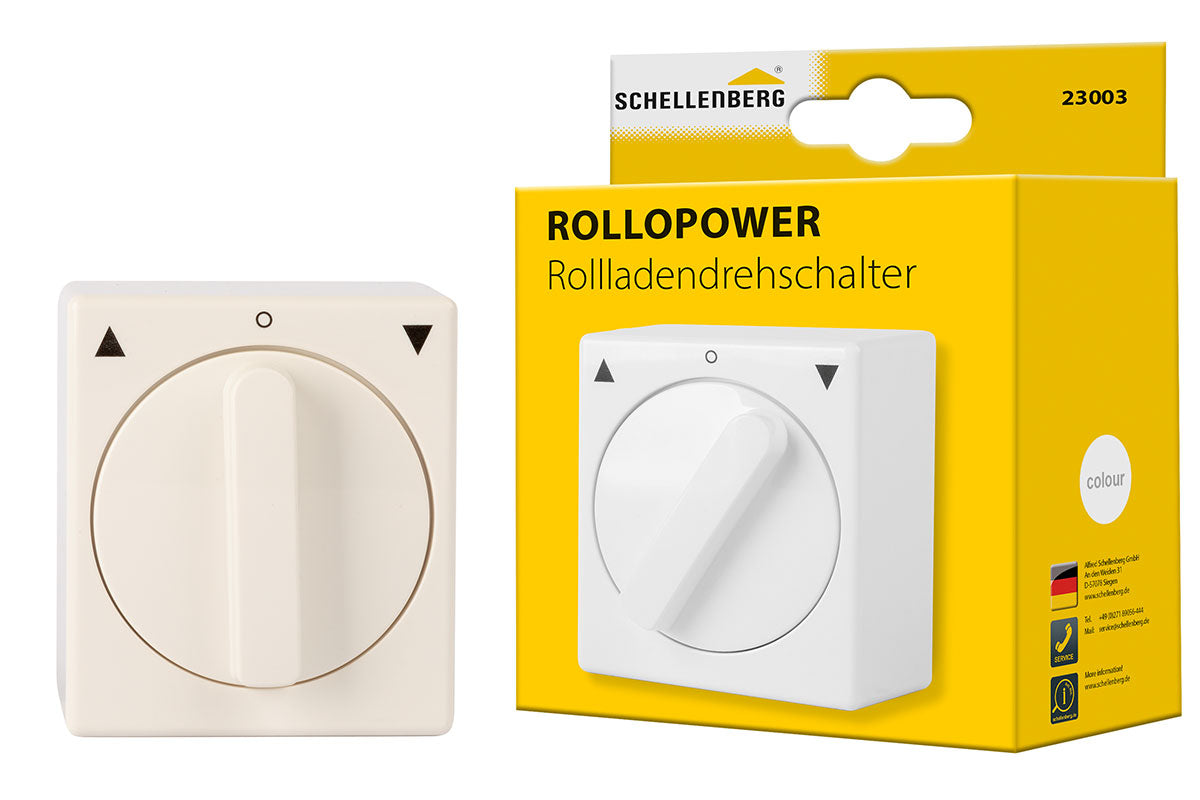 Schellenberg Rolladenschalter Aufputz | weiß