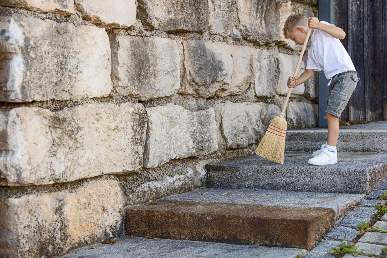 Reisstrohbesen 4-Naht