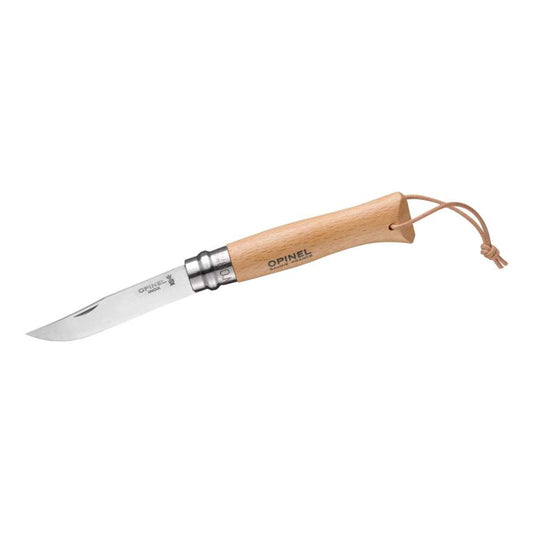 Opinel Nr.8 | Taschenmesser "COLORAMA" mit Lederriemen