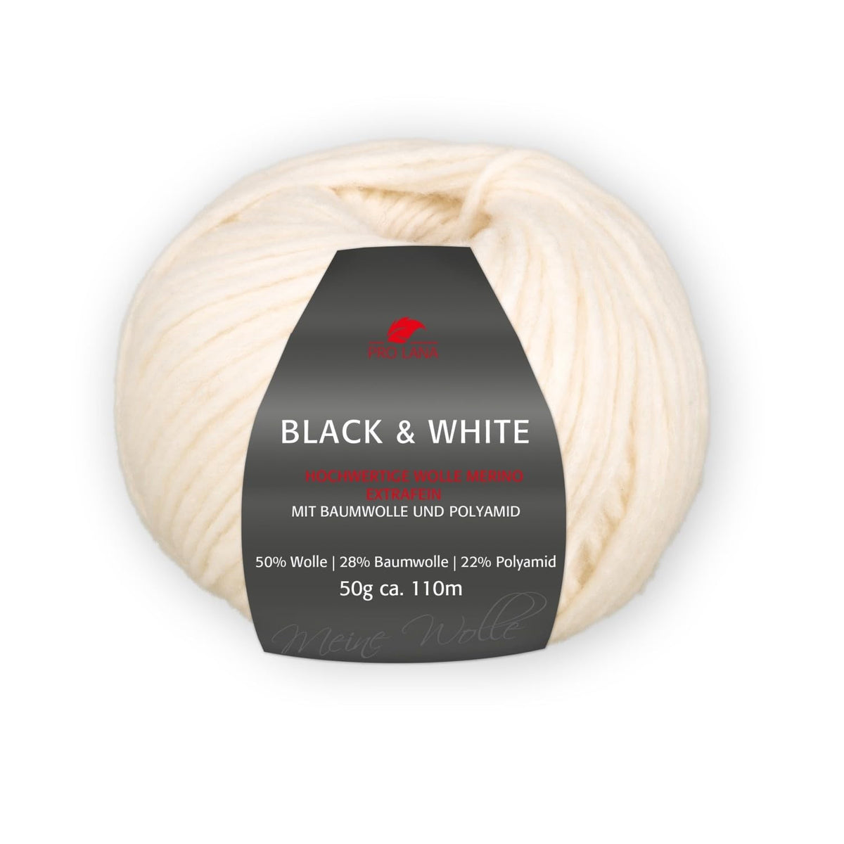 Pro Lana Black & White 50g