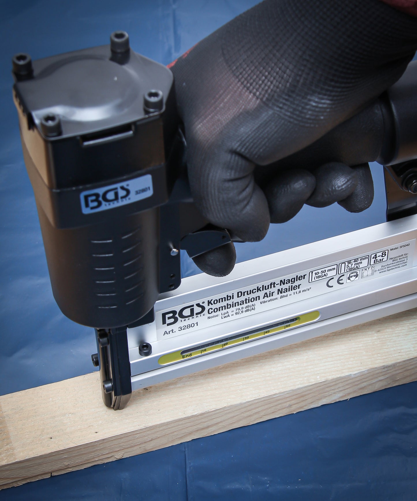 BGS Druckluft-Kombi-Nagler bis 50mm