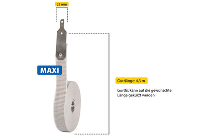 Schellenberg GURTFIX Reparaturset "Maxi" | grau