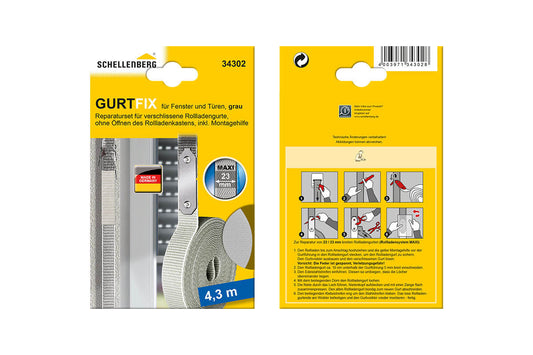 Schellenberg GURTFIX Reparaturset "Maxi" | grau