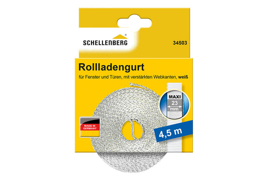 Schellenberg Rolladengurt "Maxi" | 4,5 m lang | grau