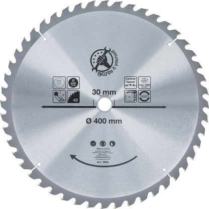 Hartmetall-Kreissägeblatt Ø 400 x 30 x 3,4