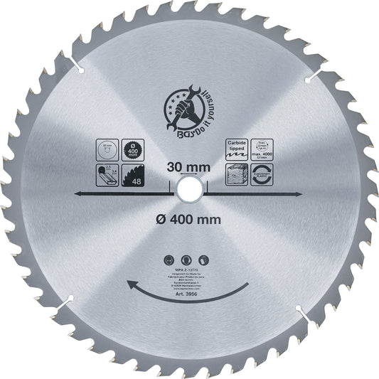 Hartmetall-Kreissägeblatt Ø 400 x 30 x 3,4