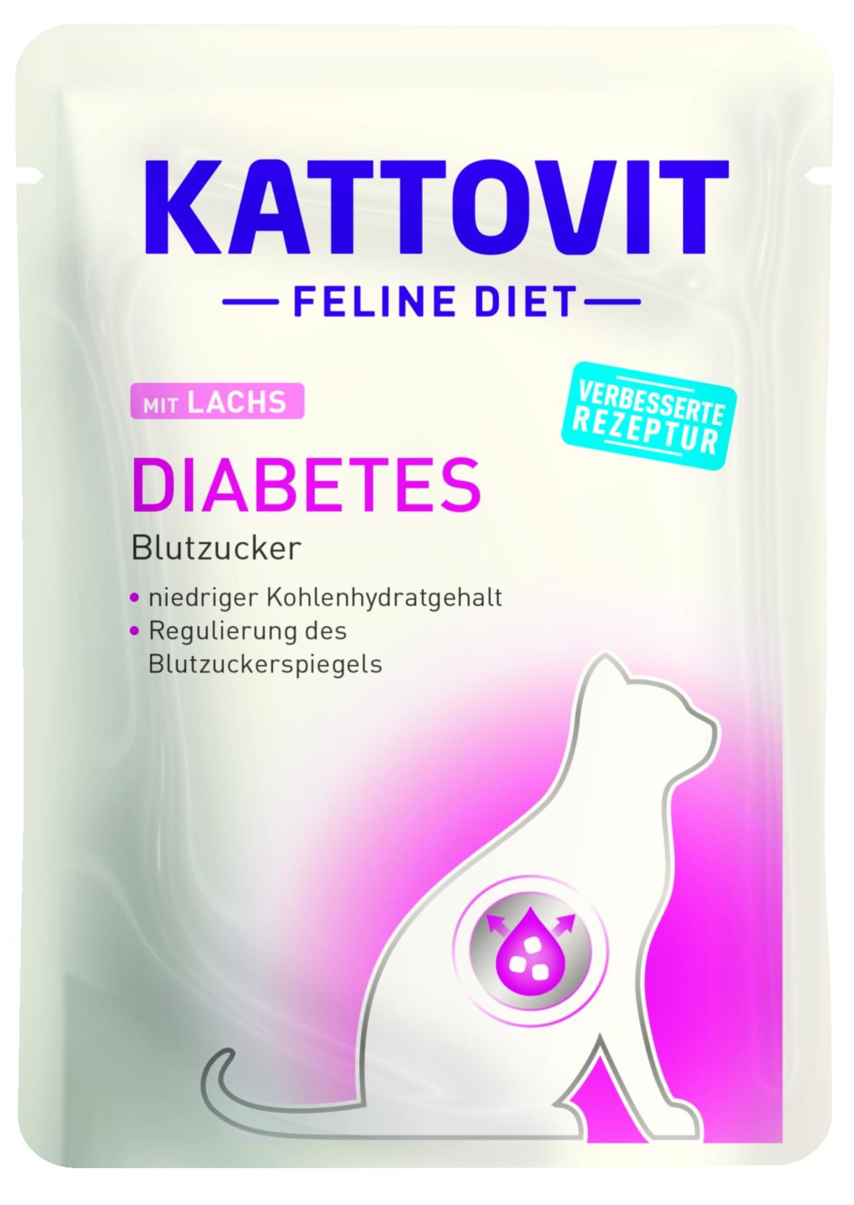 Kattovit Diabetes Lachs 85 g