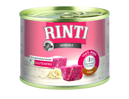 Rinti Sensible Rind & Reis, Dose 185 g