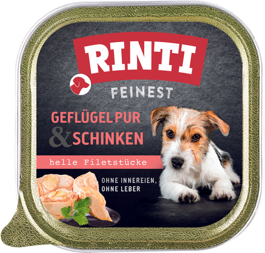 Rinti Feinest Geflügel & Schinken, Schale 150 g