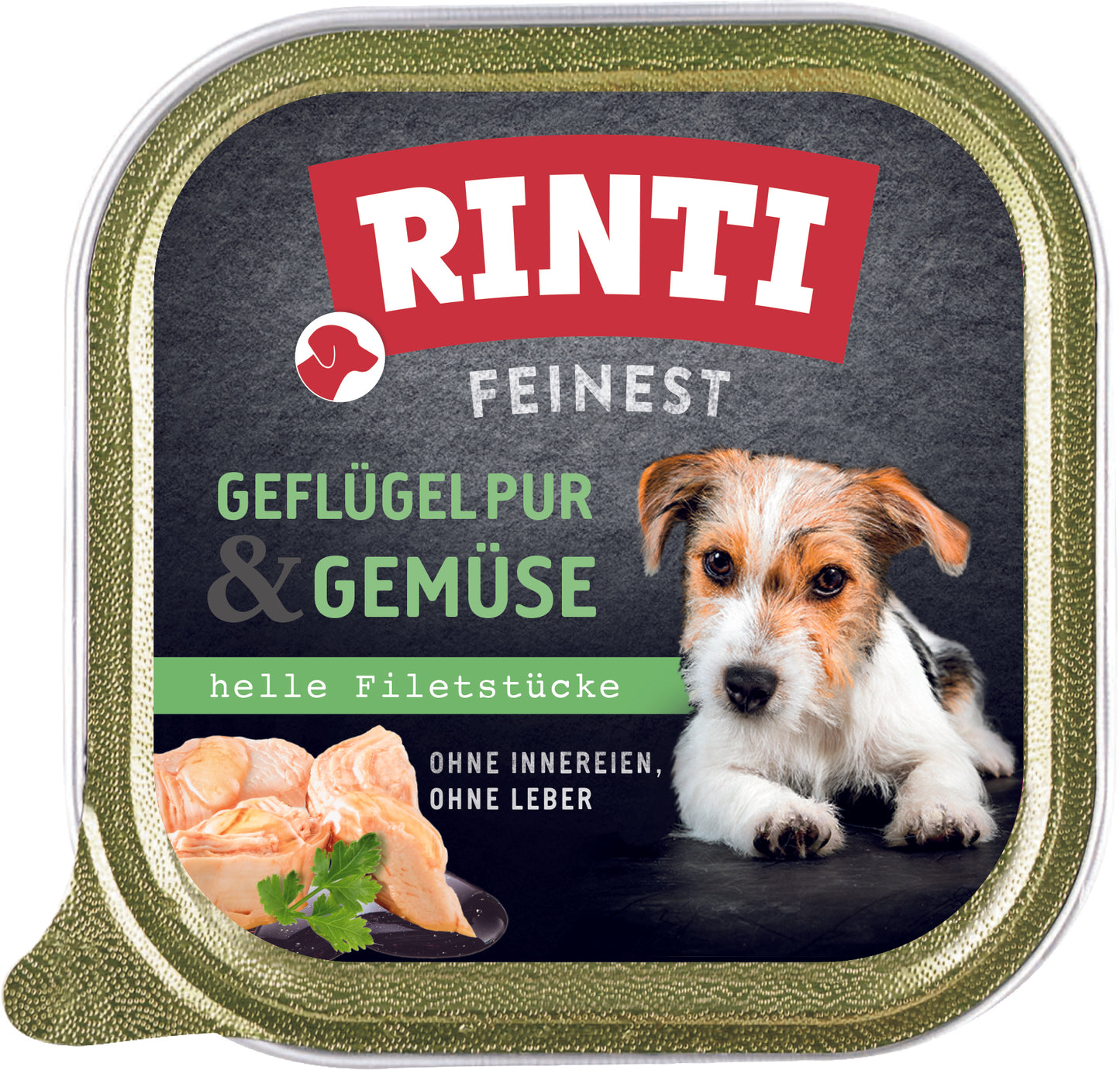 Rinti Feinest Geflügel & Gemüse, Schale 150 g