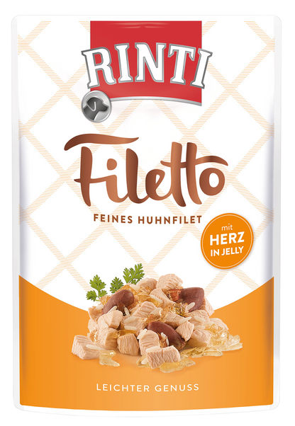 Rinti Filetto Huhn & Hühnerherz 100 g