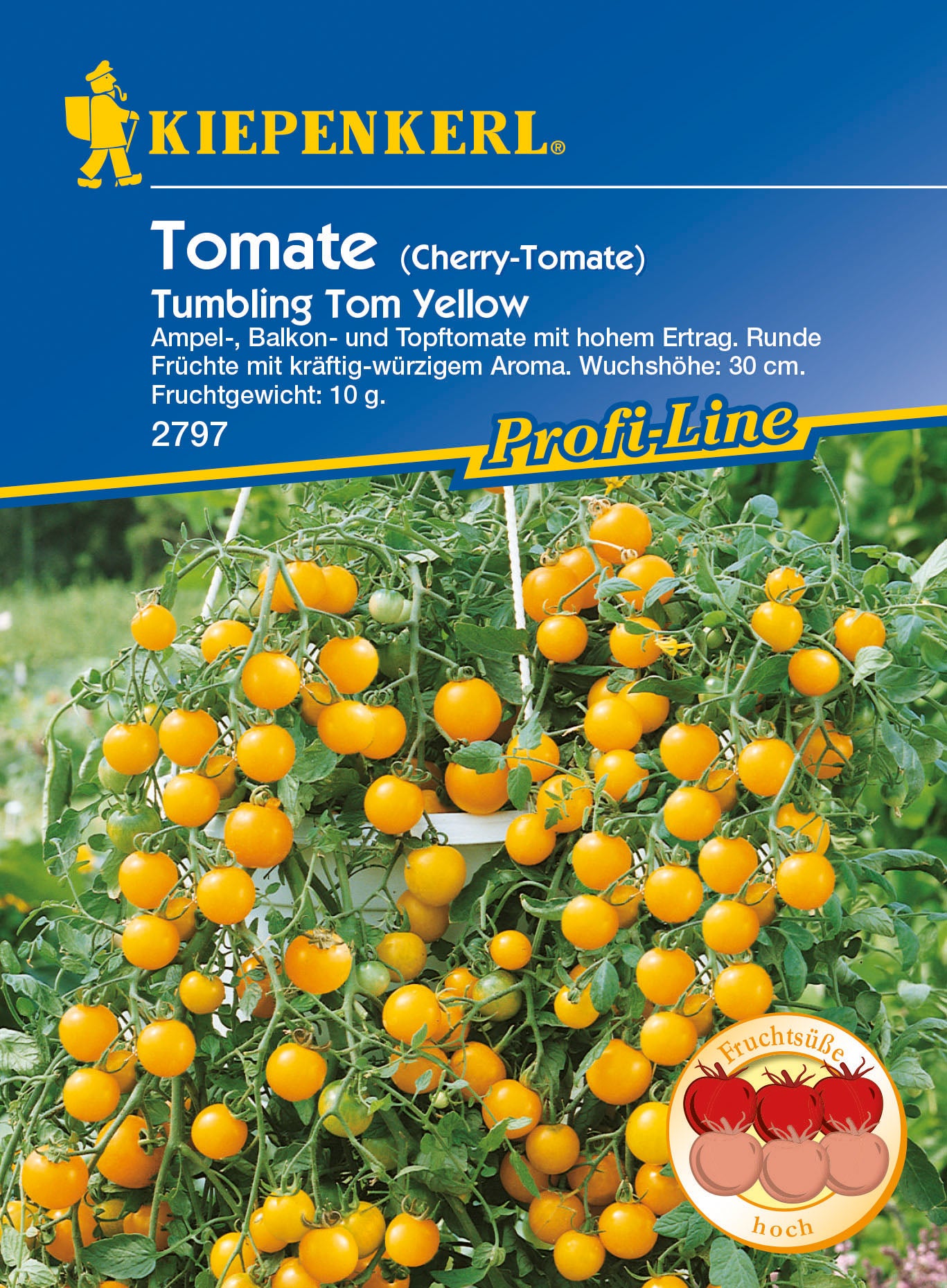 Tomate (Cherry-Tomate) Tumbling Tom Yellow