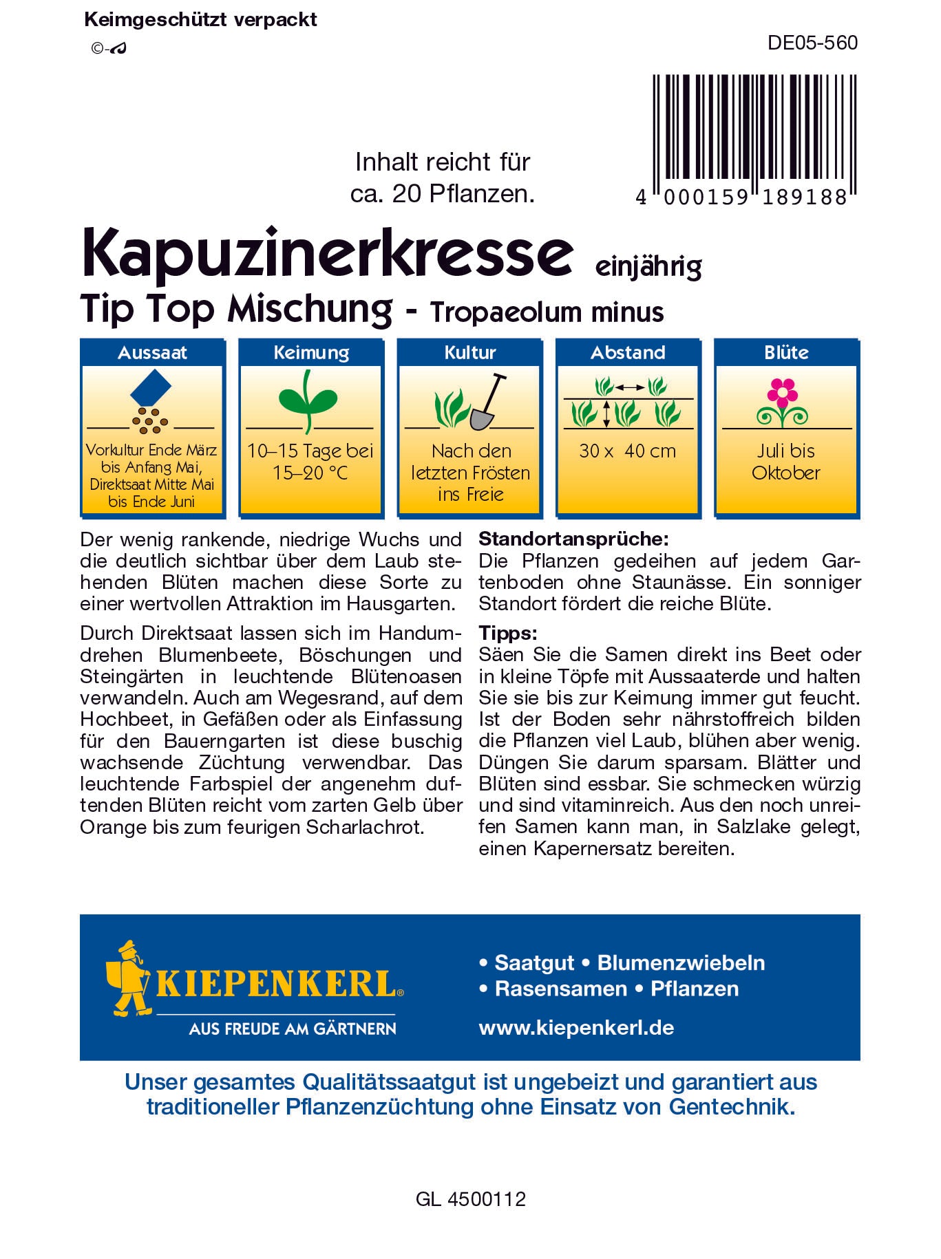 Kapuzinerkresse