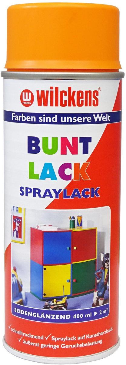 Wilckens Spraylack Orange 400ml | seidenglänzend (RAL 2003)