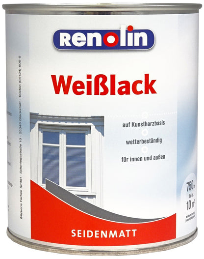 Renolin Weißlack | 750ml seidenmatt