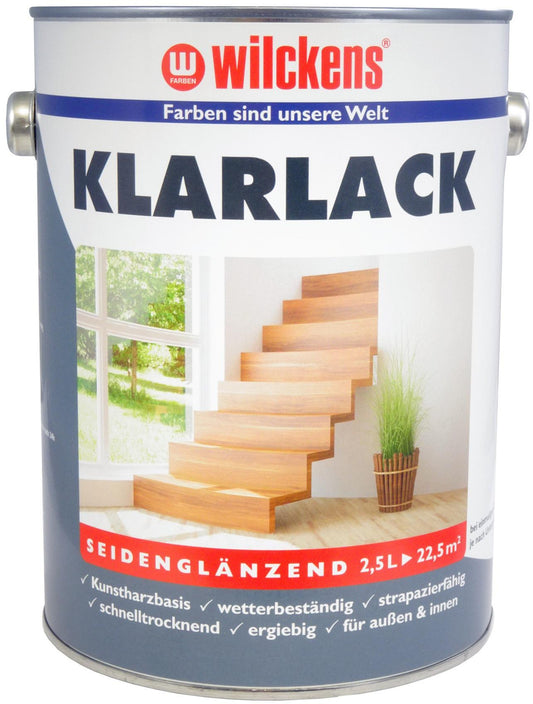 Wilckens Klarlack 2in1 seidenglänzend | 2,5 Liter