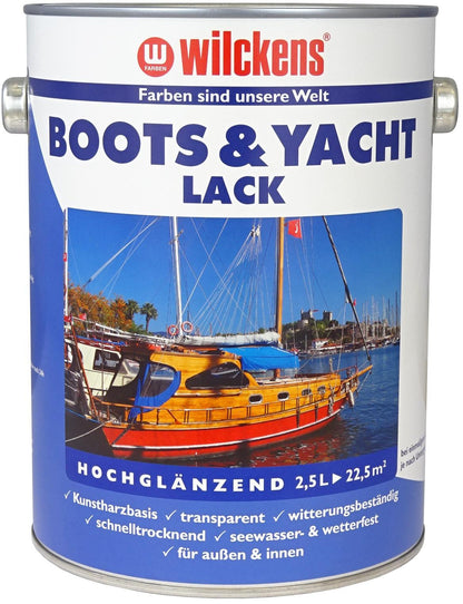 Wilckens Boots- und Yachtlack | 2,5 Liter, farblos